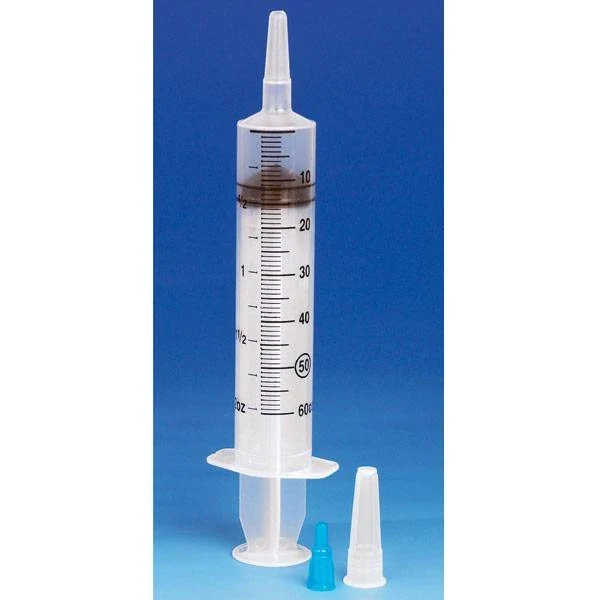 Mediware wond - blaas spuit 60 ml met catheter opzetstuk, 50 stuks