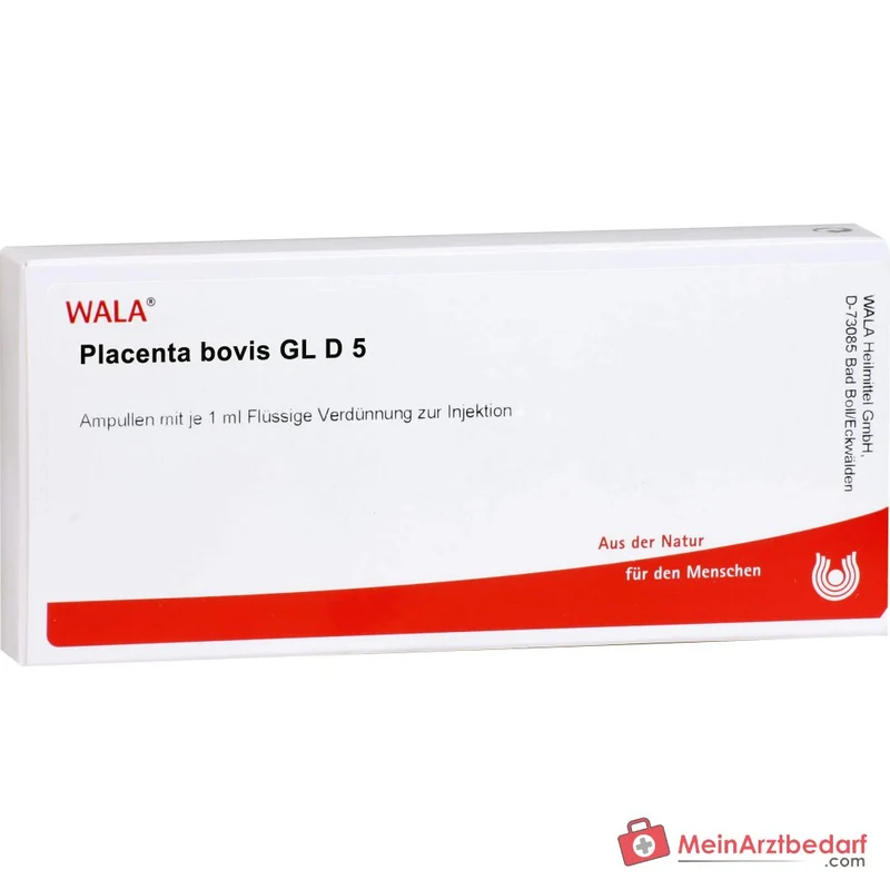 WALA Placenta bovis Gl D5 Ampullen, 10 x 1 ml