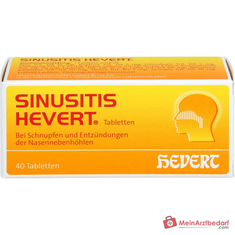 Hevert Sinusitis Tabletten, 40 St.