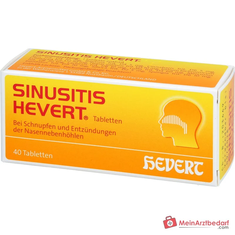 Hevert Sinusitis Tabletten, 40 St.