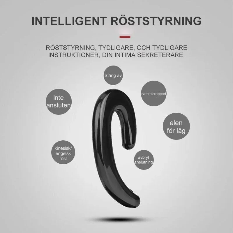 Kabellose Knochenleitungs-Bluetooth-Kopfhörer für Musik und Gespräche