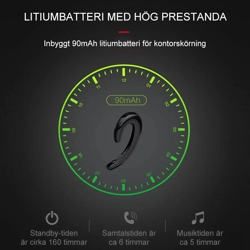 Kabellose Knochenleitungs-Bluetooth-Kopfhörer für Musik und Gespräche