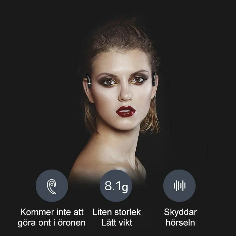 Kabellose Knochenleitungs-Bluetooth-Kopfhörer für Musik und Gespräche