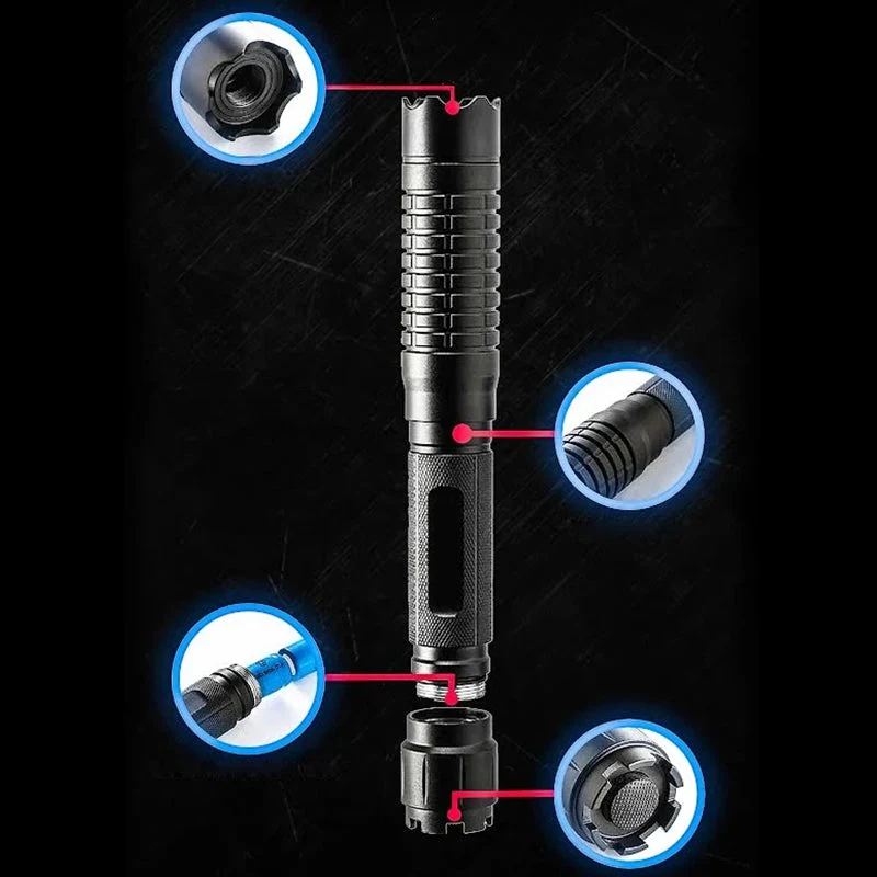 Leistungsstarker Laserpointer für den Außenbereich mit Aluminiumdesign