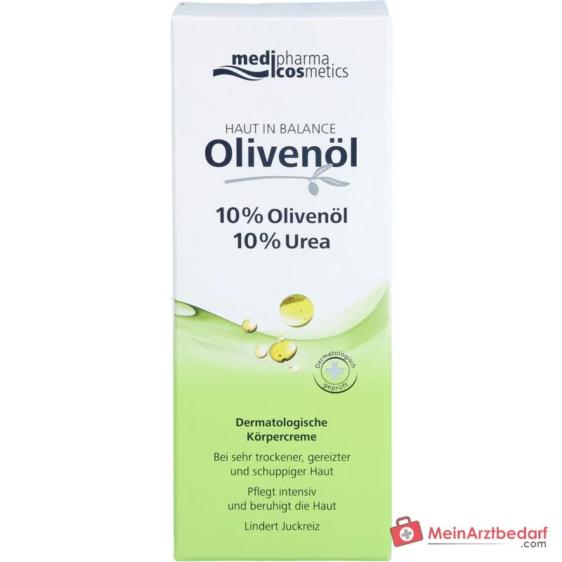 medipharma cosmetics Haut in Balance Olivenöl Dermatologische Körpercreme, 200 ml