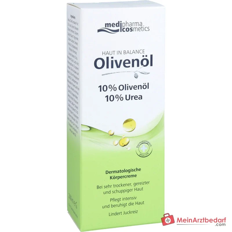 medipharma cosmetics Haut in Balance Olivenöl Dermatologische Körpercreme, 200 ml