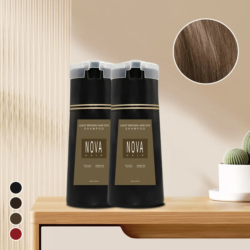 Shampoo für sofortige Färbung mit natürlichen Extrakten