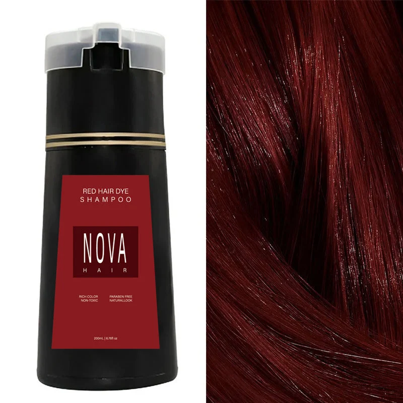 Shampoo für sofortige Färbung mit natürlichen Extrakten