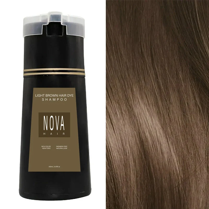 Shampoo für sofortige Färbung mit natürlichen Extrakten