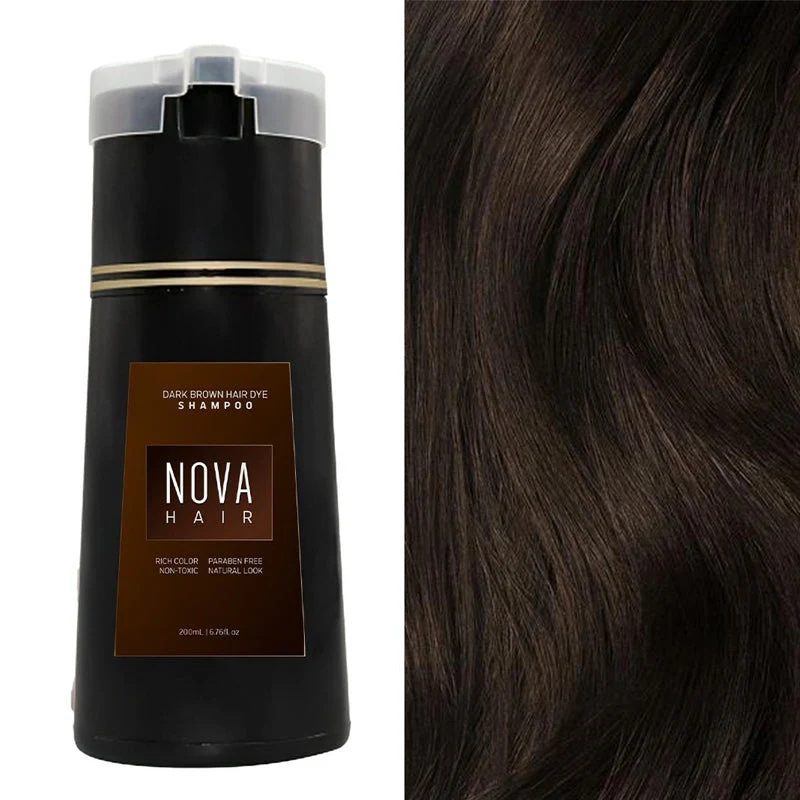 Shampoo für sofortige Färbung mit natürlichen Extrakten