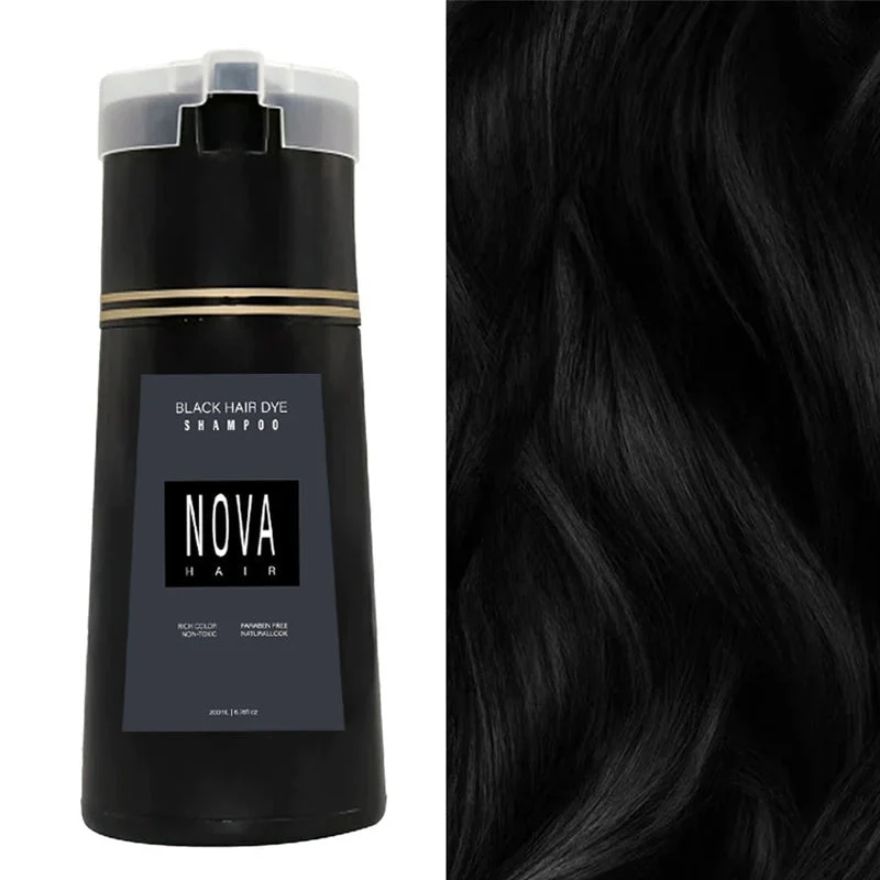 Shampoo für sofortige Färbung mit natürlichen Extrakten