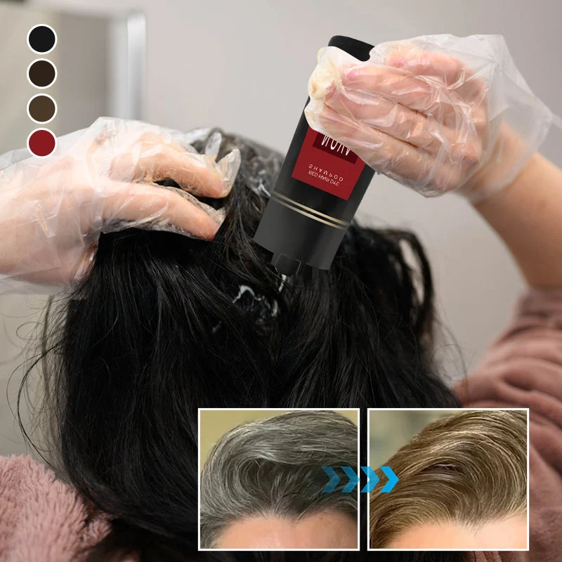 Shampoo für sofortige Färbung mit natürlichen Extrakten