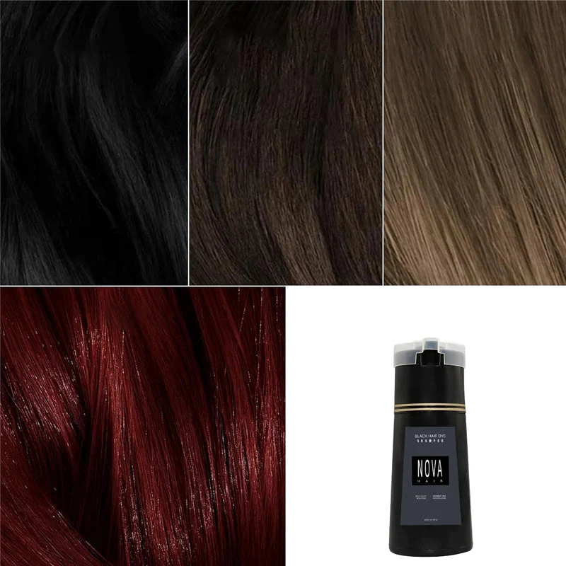 Shampoo für sofortige Färbung mit natürlichen Extrakten