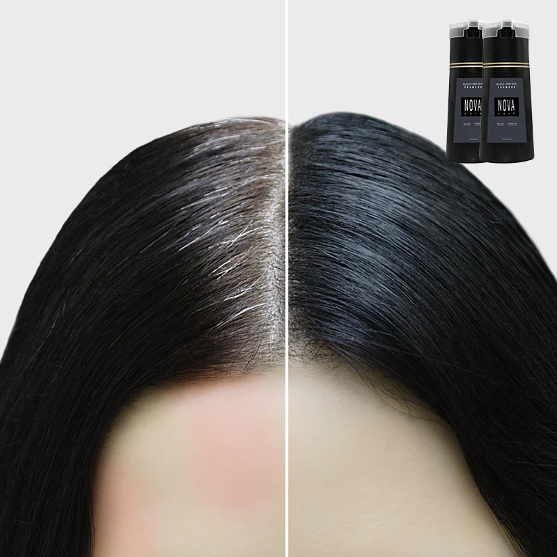 Shampoo für sofortige Färbung mit natürlichen Extrakten