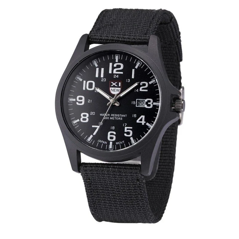 Herren Militär Luminous Armbanduhr mit Stoppuhr