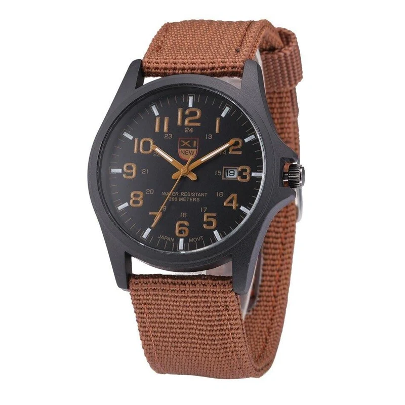 Herren Militär Luminous Armbanduhr mit Stoppuhr