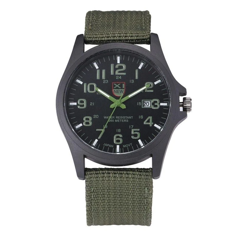 Herren Militär Luminous Armbanduhr mit Stoppuhr