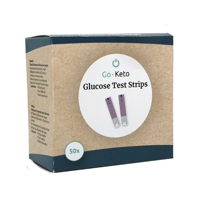 Go-Keto Glucose Teststrips 50 stuks | Bloedglucose meten