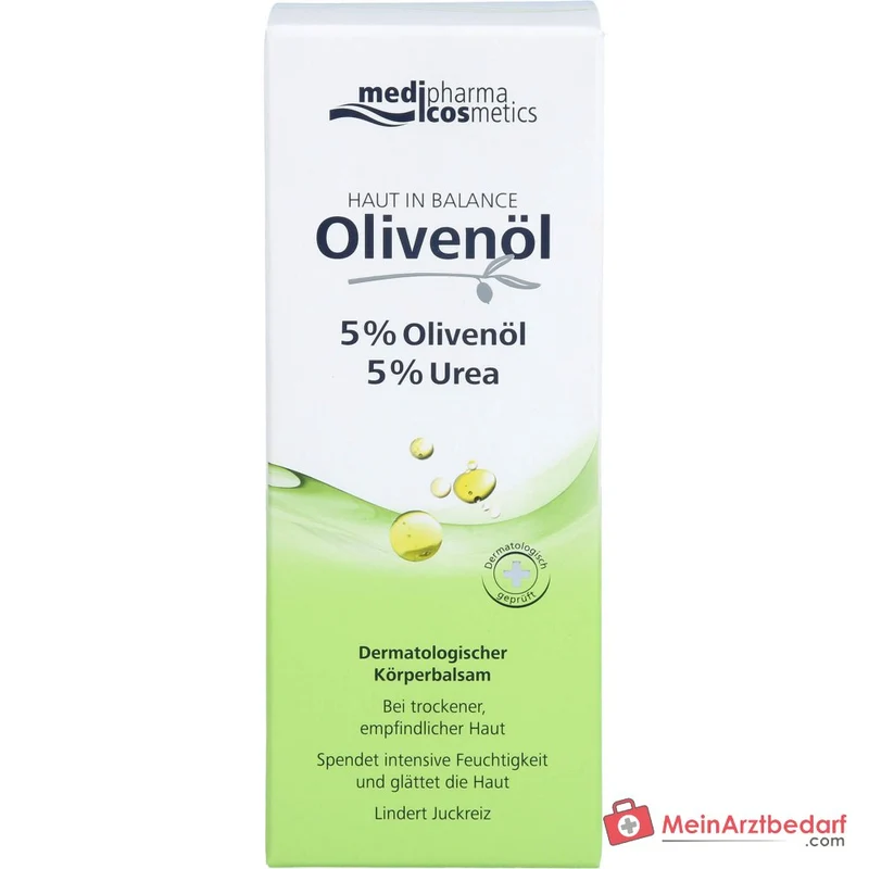 medipharma cosmetics Haut in Balance Olivenöl Dermatologischer Körperbalsam, 200 ml