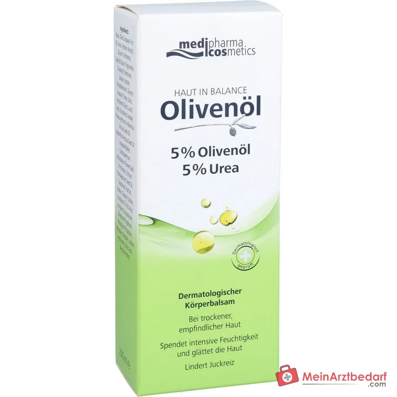 medipharma cosmetics Haut in Balance Olivenöl Dermatologischer Körperbalsam, 200 ml