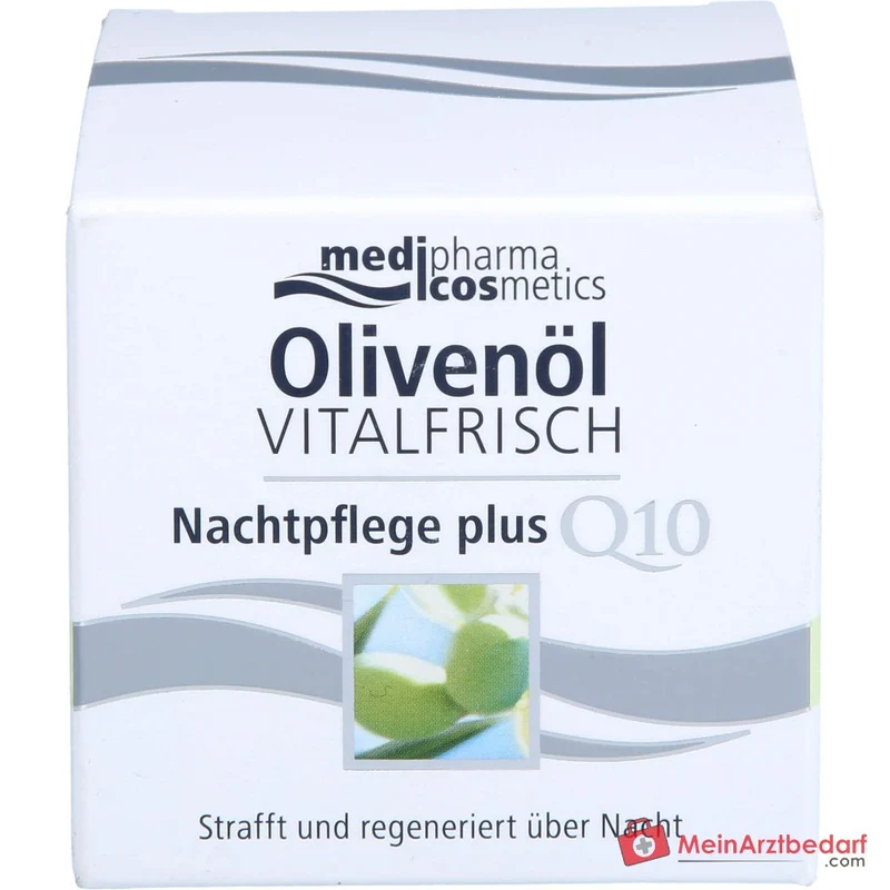 Dr. Theiss Olivenöl Vitalfrisch Nachtpflege plus Q10 Creme, 50 ml