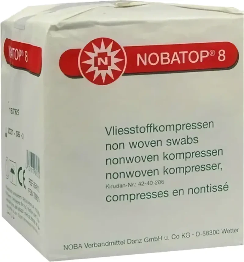 Nobatop non woven kompres 8/4 10x10cm,100 stuks, 854012