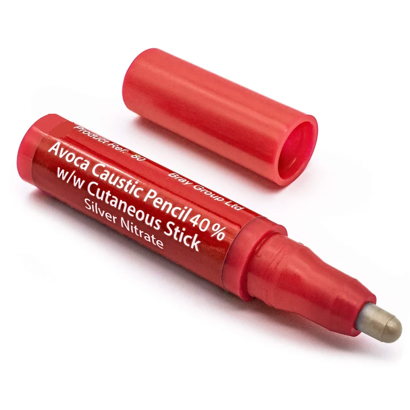 Zilvernitraatstift 40% in rood plastic huls 1 stuk 15107000