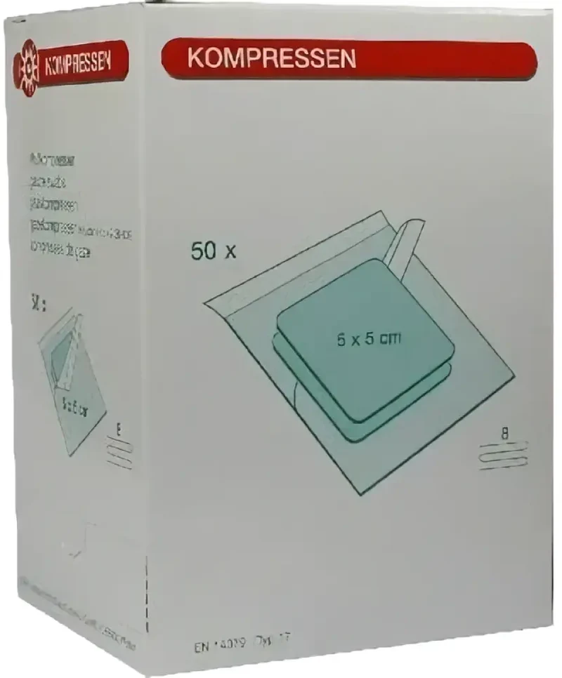 Gaascompres Noba 8lgs 5 x 5 cm steriel, 50 stuks 708205