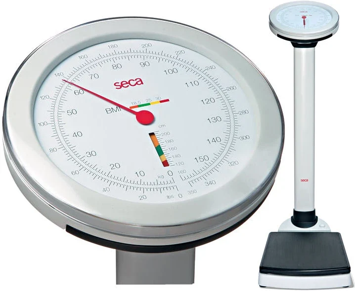 Seca 755 Mechanische zuilweegschaal met BMI-weergave