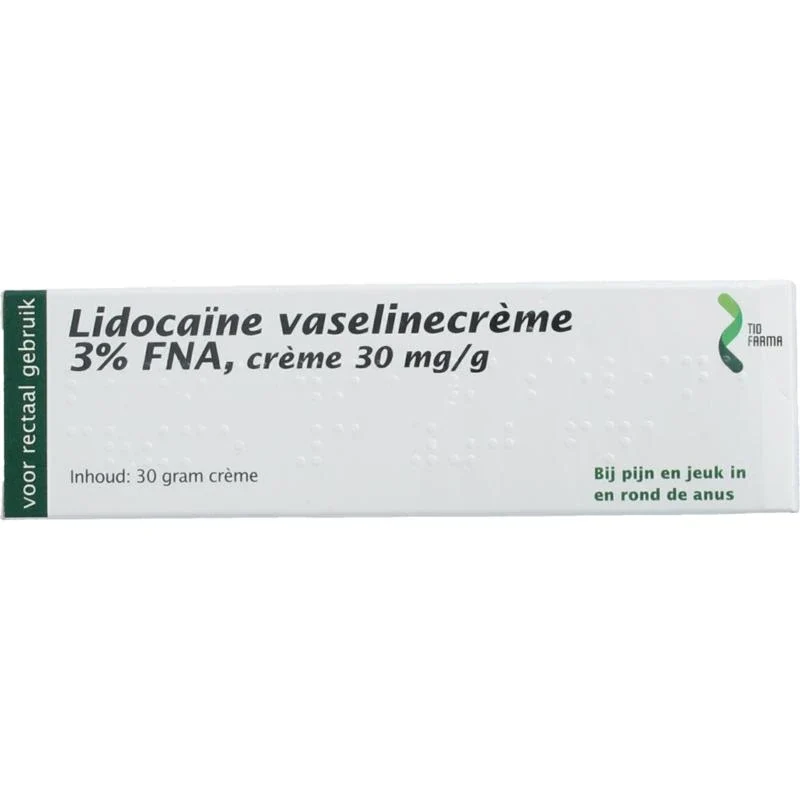 Lidocaïne vaselinecrème 3% FNA 30 gram