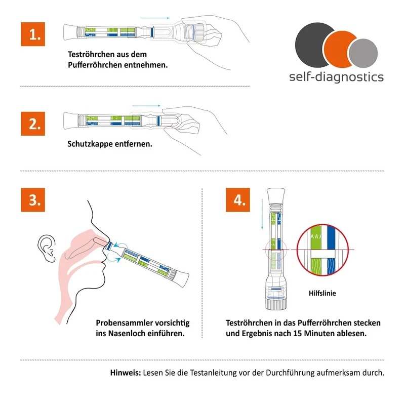 Corona & Griep (Influenza A/B) Sneltest 3 in 1 - 5 stuks