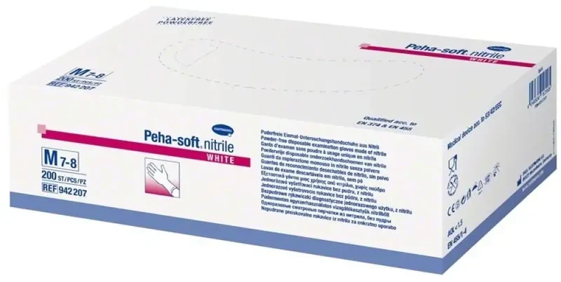 Peha Soft Nitrile Wit 200 stuks Small