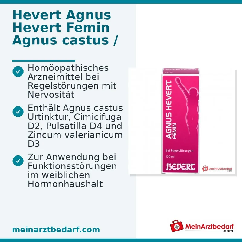 Hevert Agnus Femin Tropfen, 100 ml