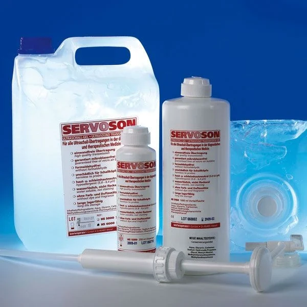 Ultrasound Servoson gel 5 Liter Cubitainer met schroefdop + vulbare flacon