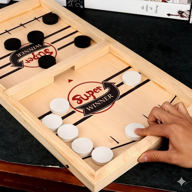 Kletshuts™ Hockey - Sling Hockey Brettspiel