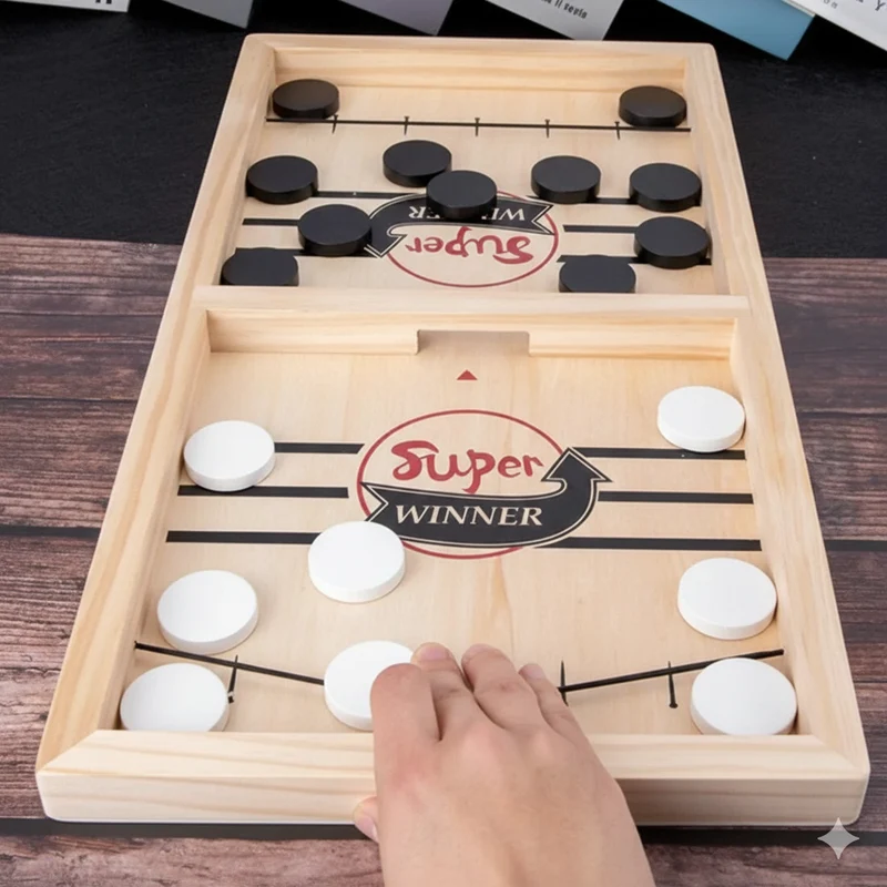 Kletshuts™ Hockey - Sling Hockey Brettspiel