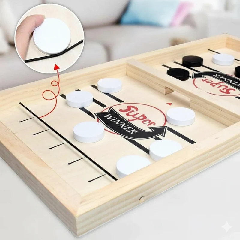 Kletshuts™ Hockey - Sling Hockey Brettspiel