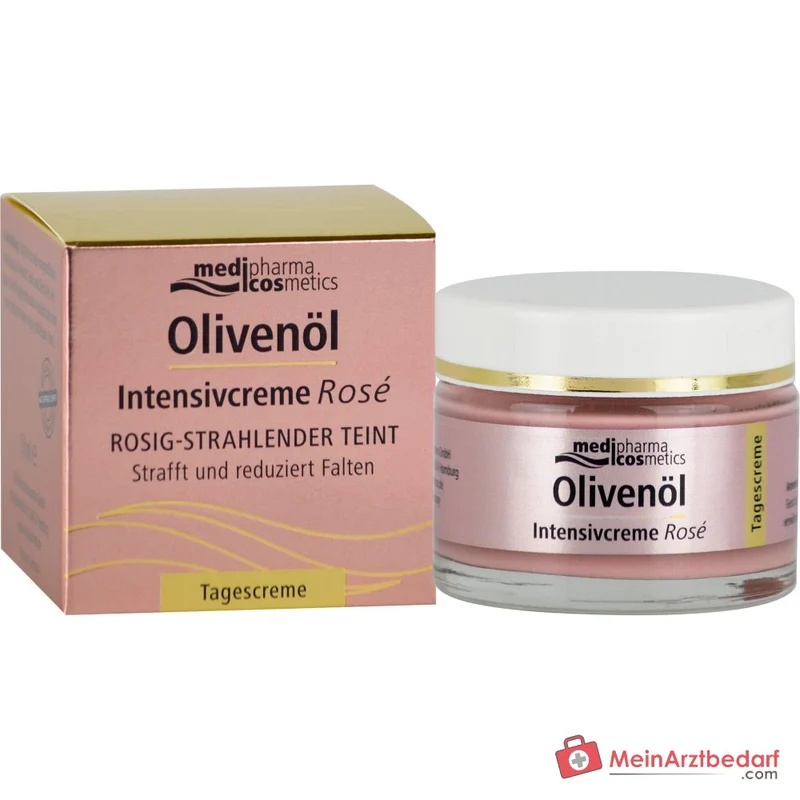 medipharma cosmetics Olivenöl Intensivcreme Rosé Tagescreme, 50 ml