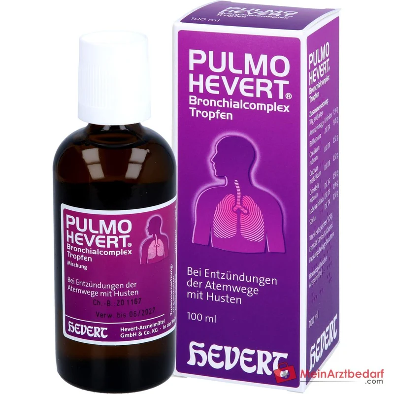 Hevert Pulmo Bronchialcomplex Tropfen, 100 ml