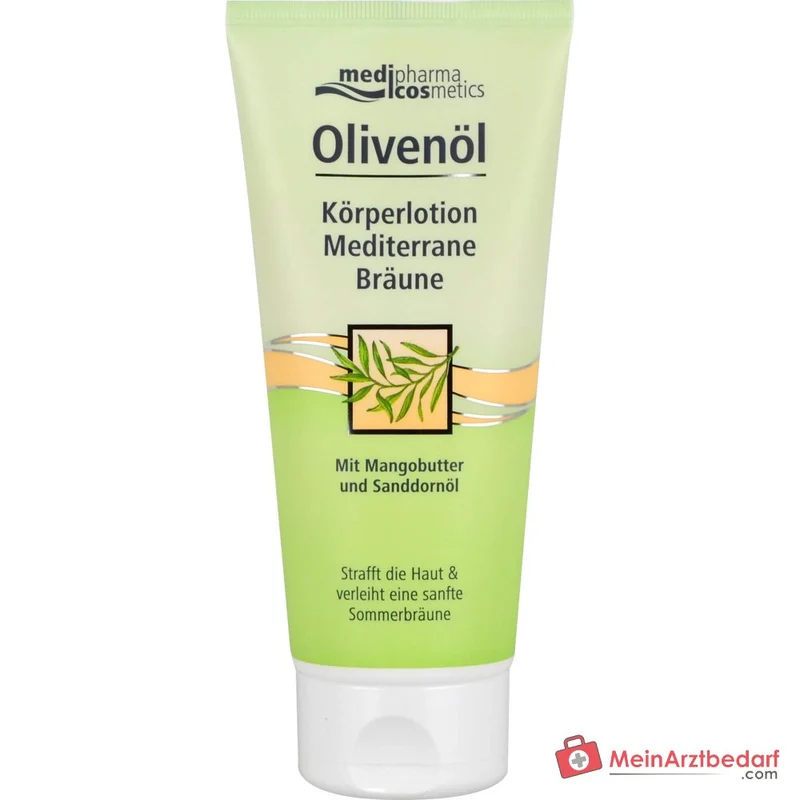 medipharma cosmetics Olivenöl Körperlotion Mediterrane Bräune, 200 ml