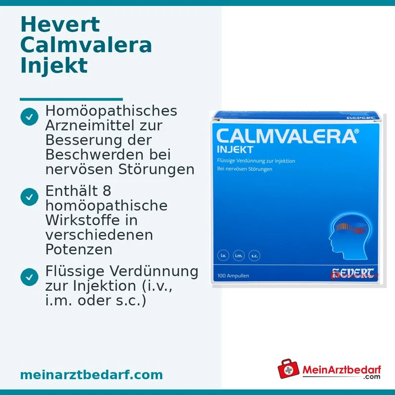 Hevert Calmvalera Injekt, 100 Ampullen