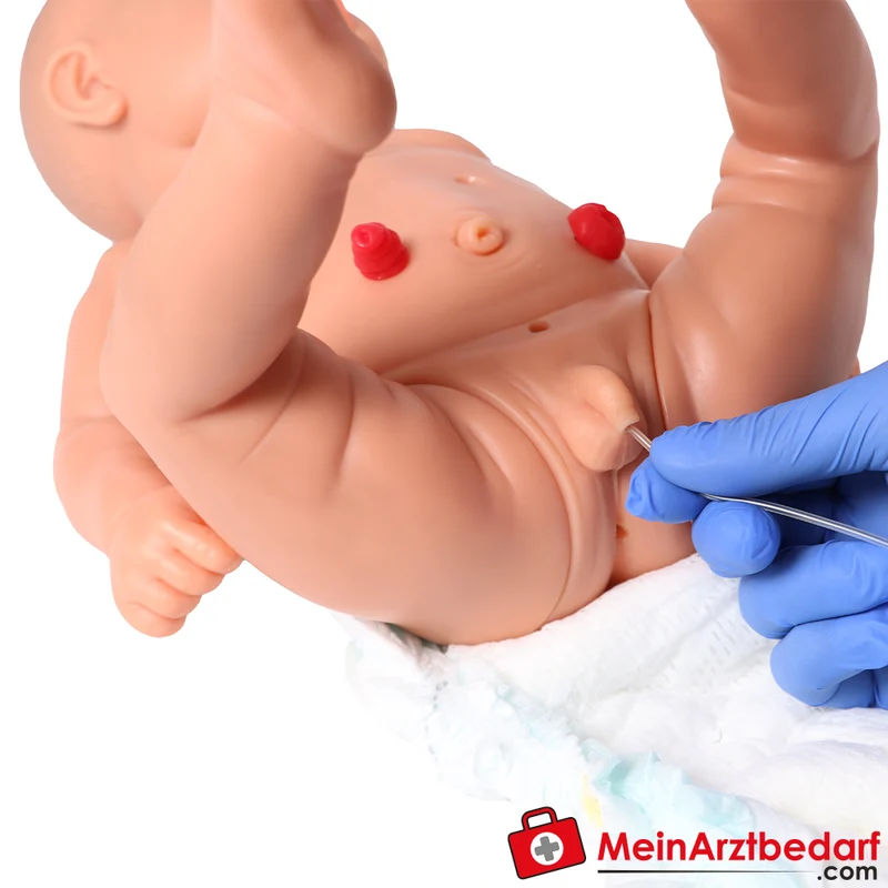 Übungsbaby "Nick" für die Pflegeausbildung, männlich, helle Hautfarbe