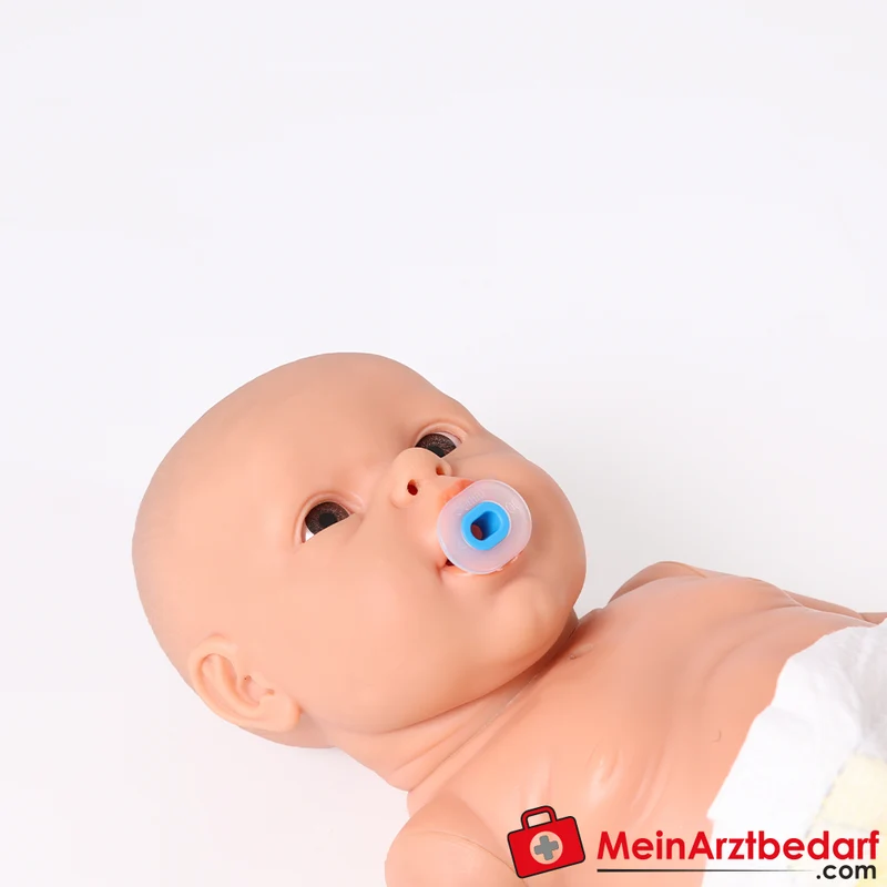 Übungsbaby "Nick" für die Pflegeausbildung, männlich, helle Hautfarbe
