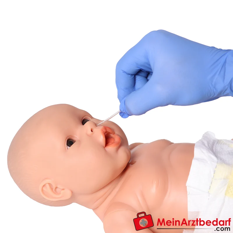 Übungsbaby "Nick" für die Pflegeausbildung, männlich, helle Hautfarbe