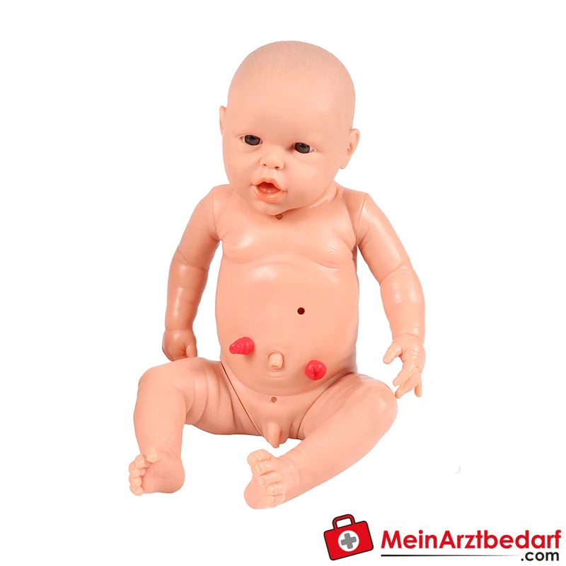 Übungsbaby "Nick" für die Pflegeausbildung, männlich, helle Hautfarbe