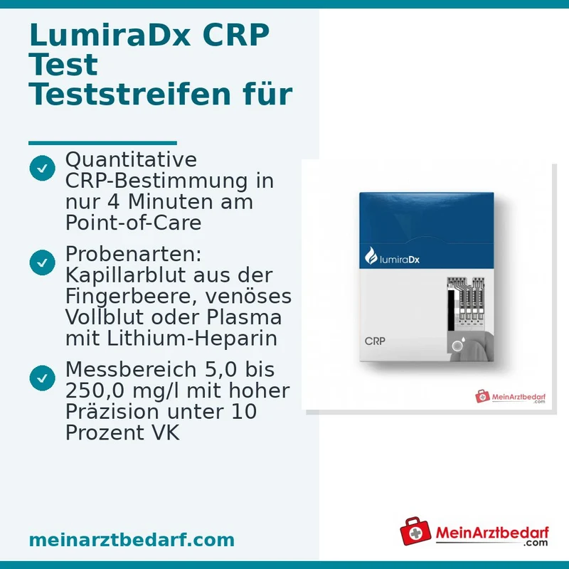 LumiraDx CRP Test, 24 Teststreifen