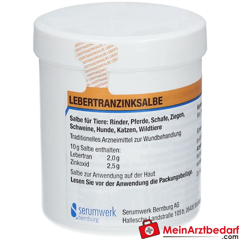 Lebertranzinksalbe vet 250 g