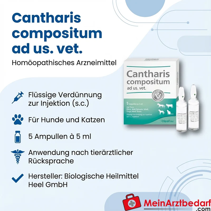 Cantharis comp vet, 5 St