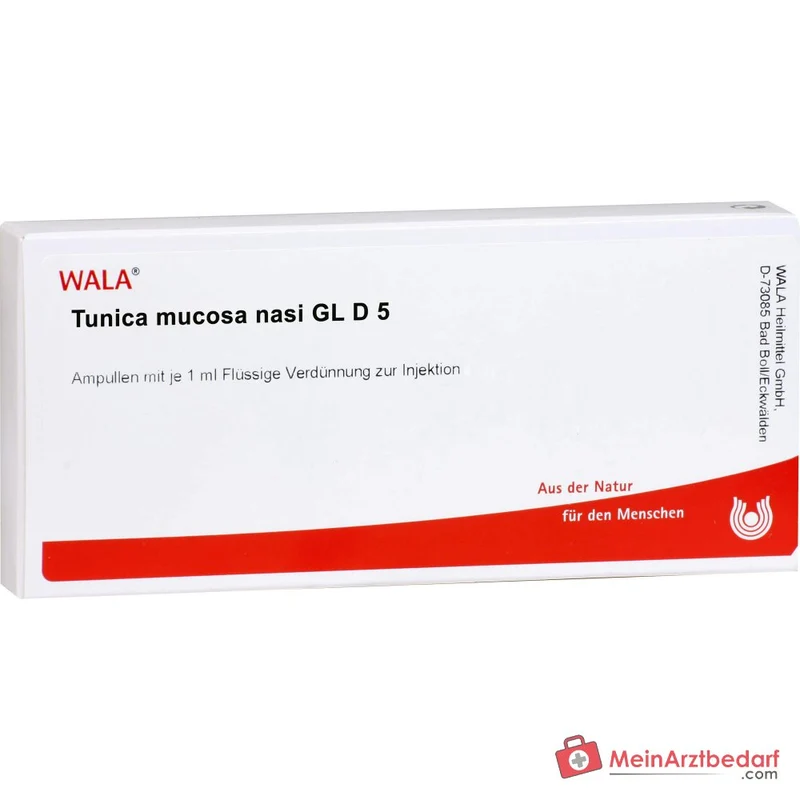 WALA Tunica mucosa nasi Gl D5 Ampullen, 10 x 1 ml