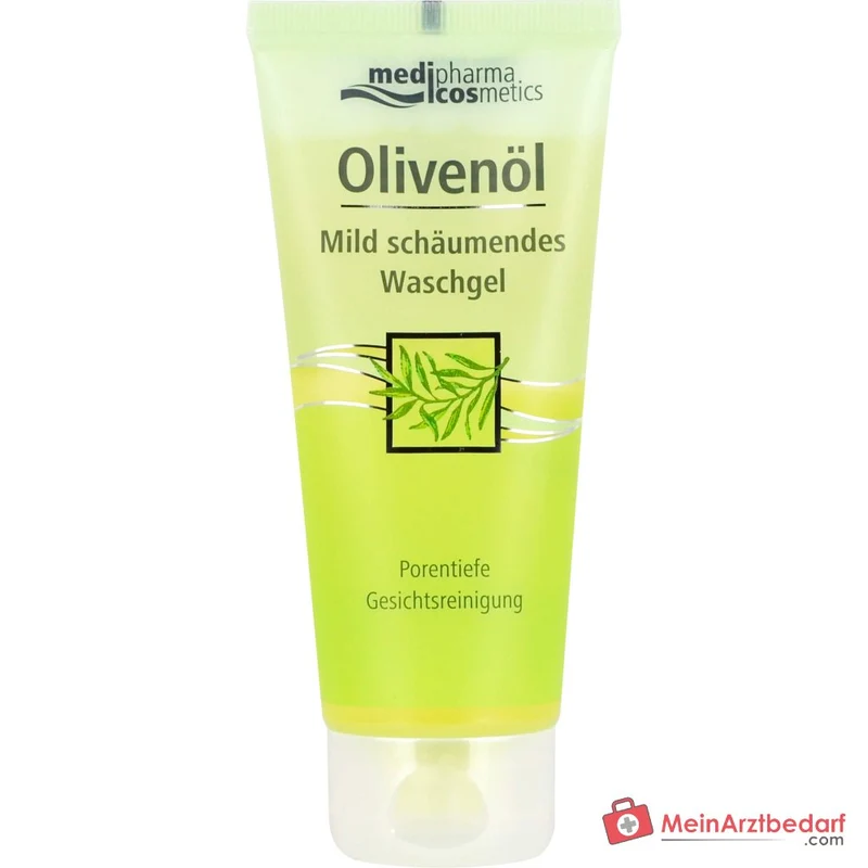 medipharma cosmetics Olivenöl Mild schäumendes Waschgel, 100 ml